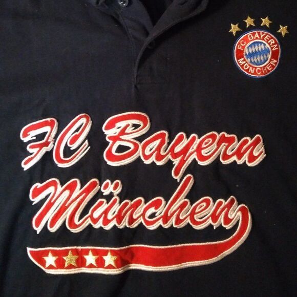 FC Bayern Munchen Munich Soccer Futbol Polo Shirt - Picture 1 of 9